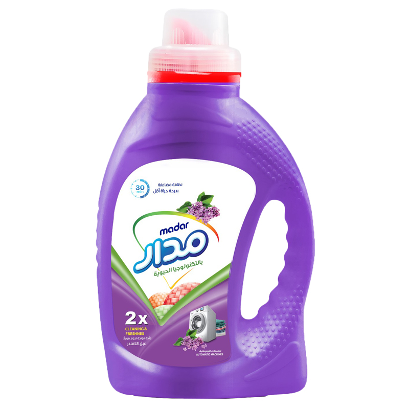 مدار سائل غسيل 1 لتر للملابس الملونة برائحة الأزهار الطبيعية