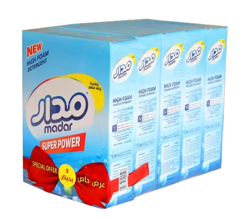 مسحوق غسيل مدار كرتون 100 غ عند 5