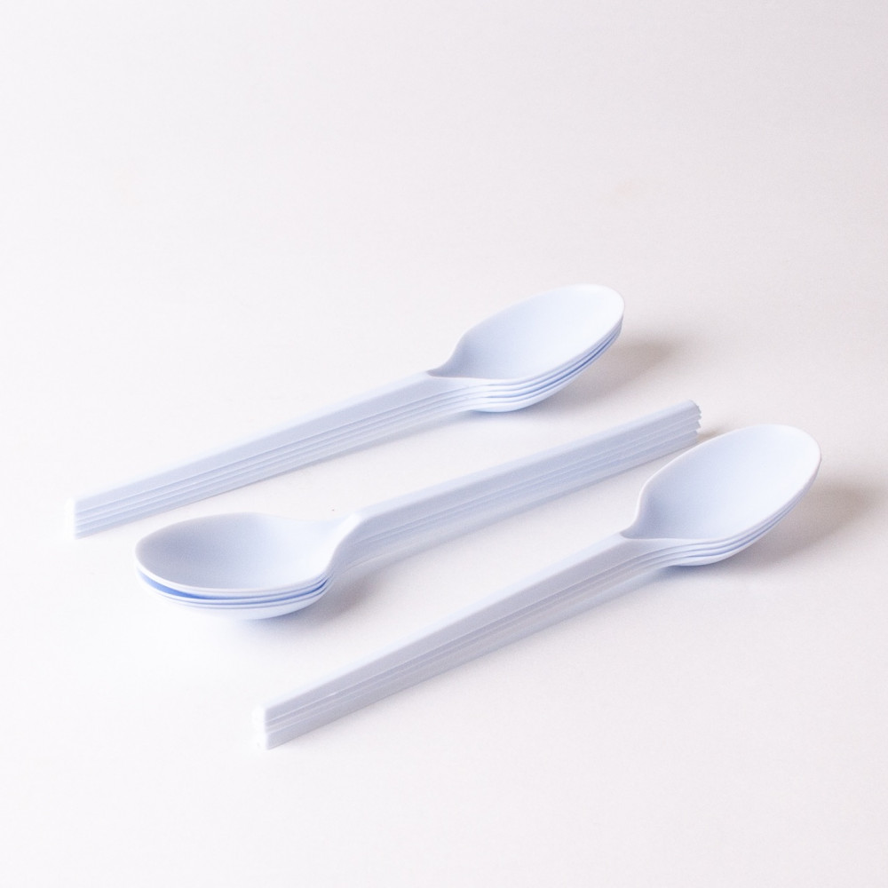 ملاعق بلاستيك ثقيل 25 ملعقة