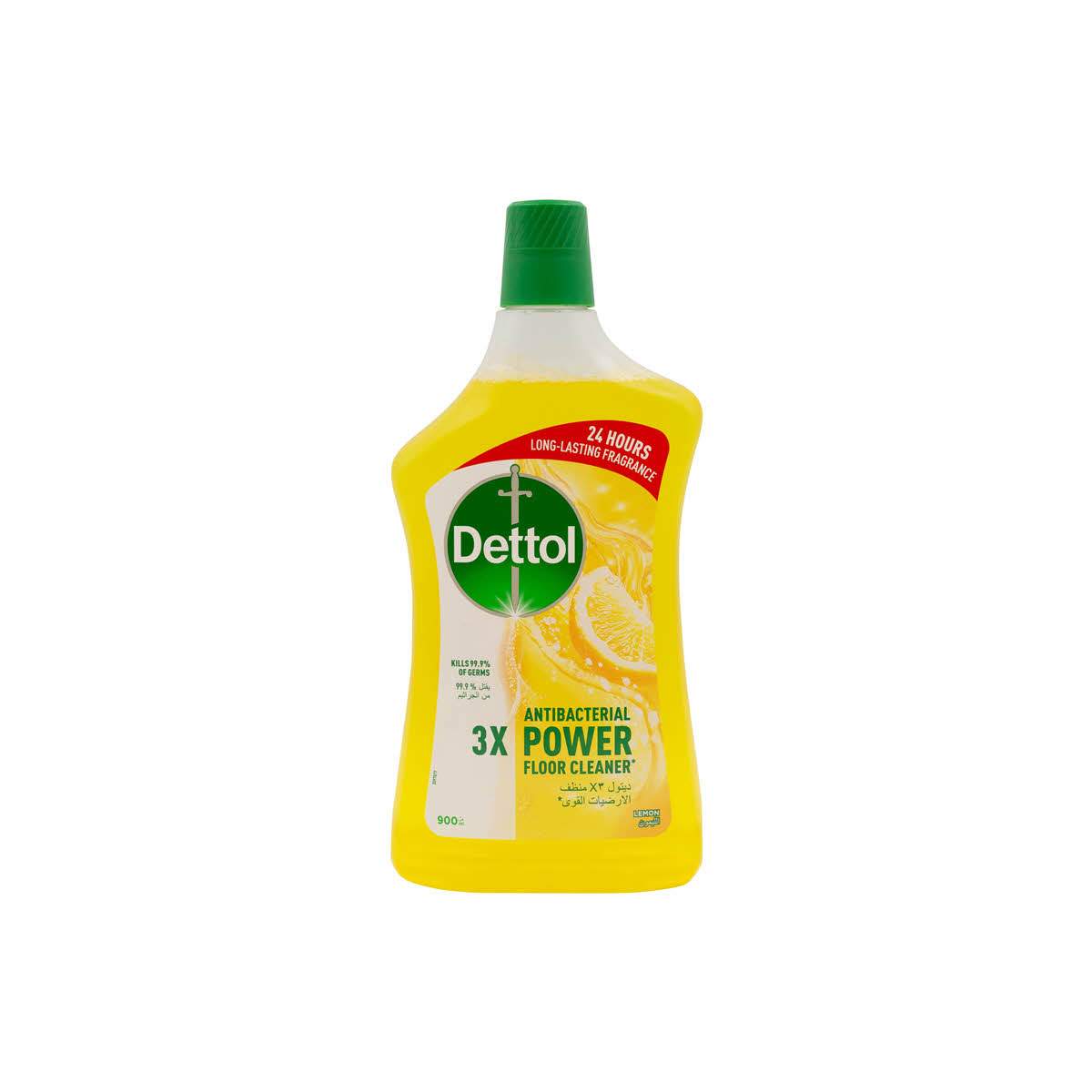 ديتول باور منظف الأرضيات المضاد للبكتريا برائحة الليمون سعة 900 مل