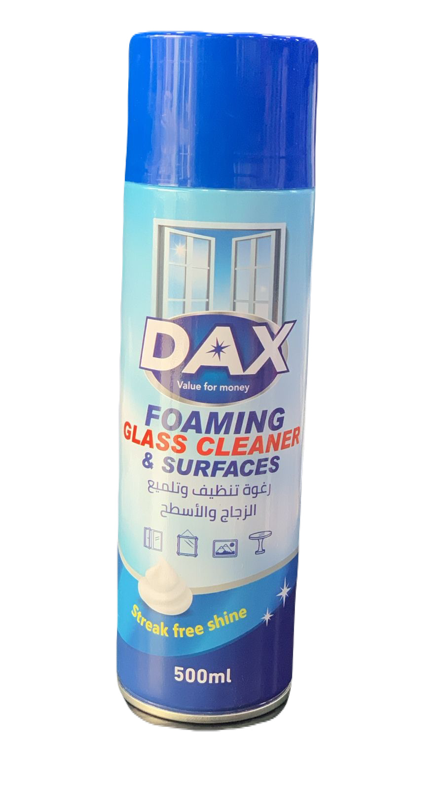 داكس رغوة تنظيف زجاج واسطح