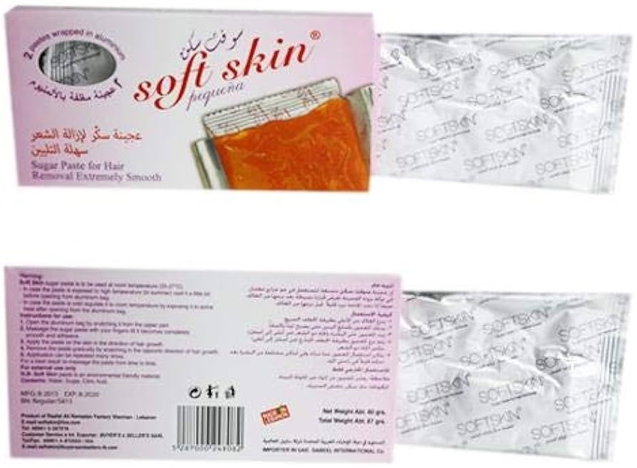 سوفت سكن عجينه سكر لازالة الشعر
