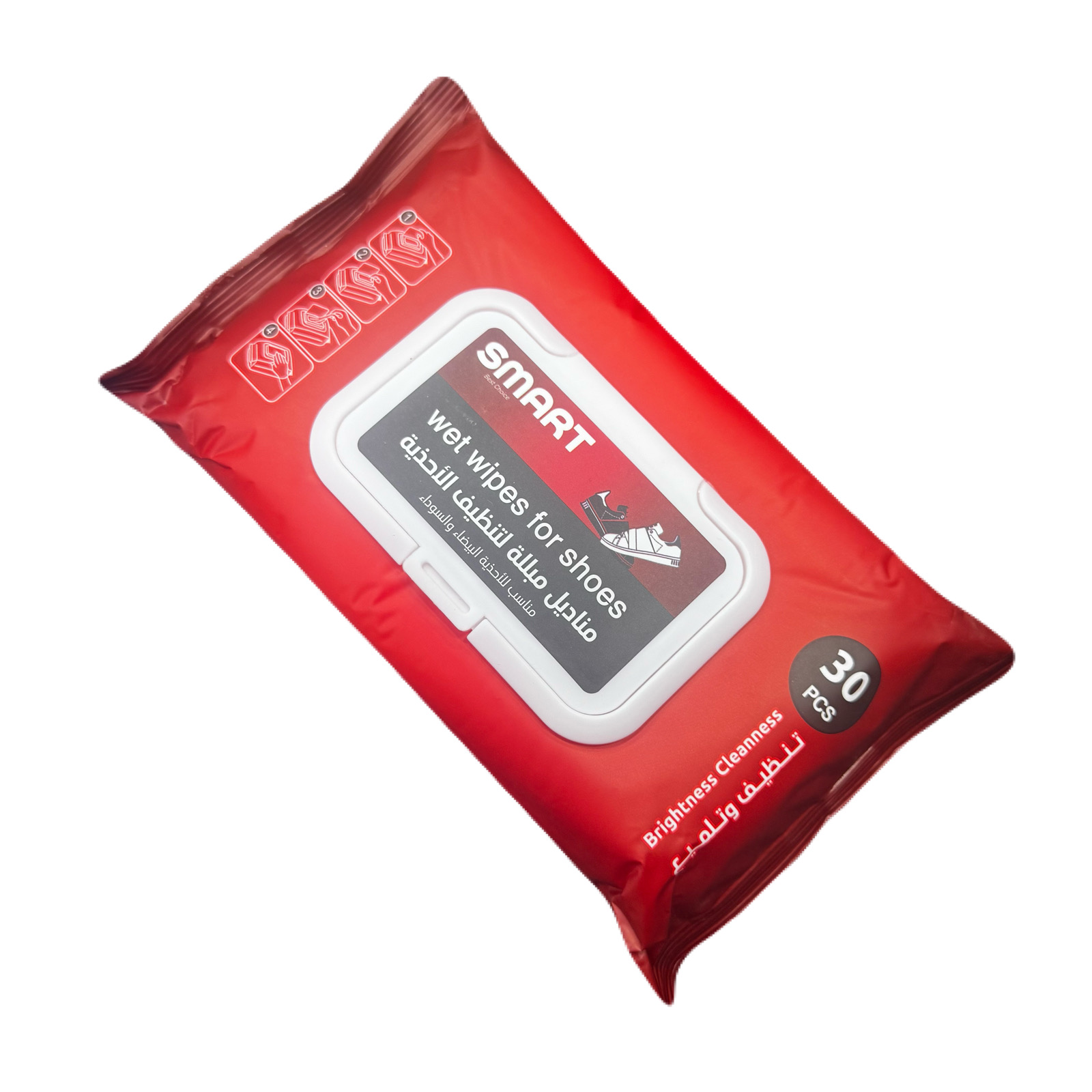 سمارت مناديل مبلله لتنظيف الاحذية 30 منديل