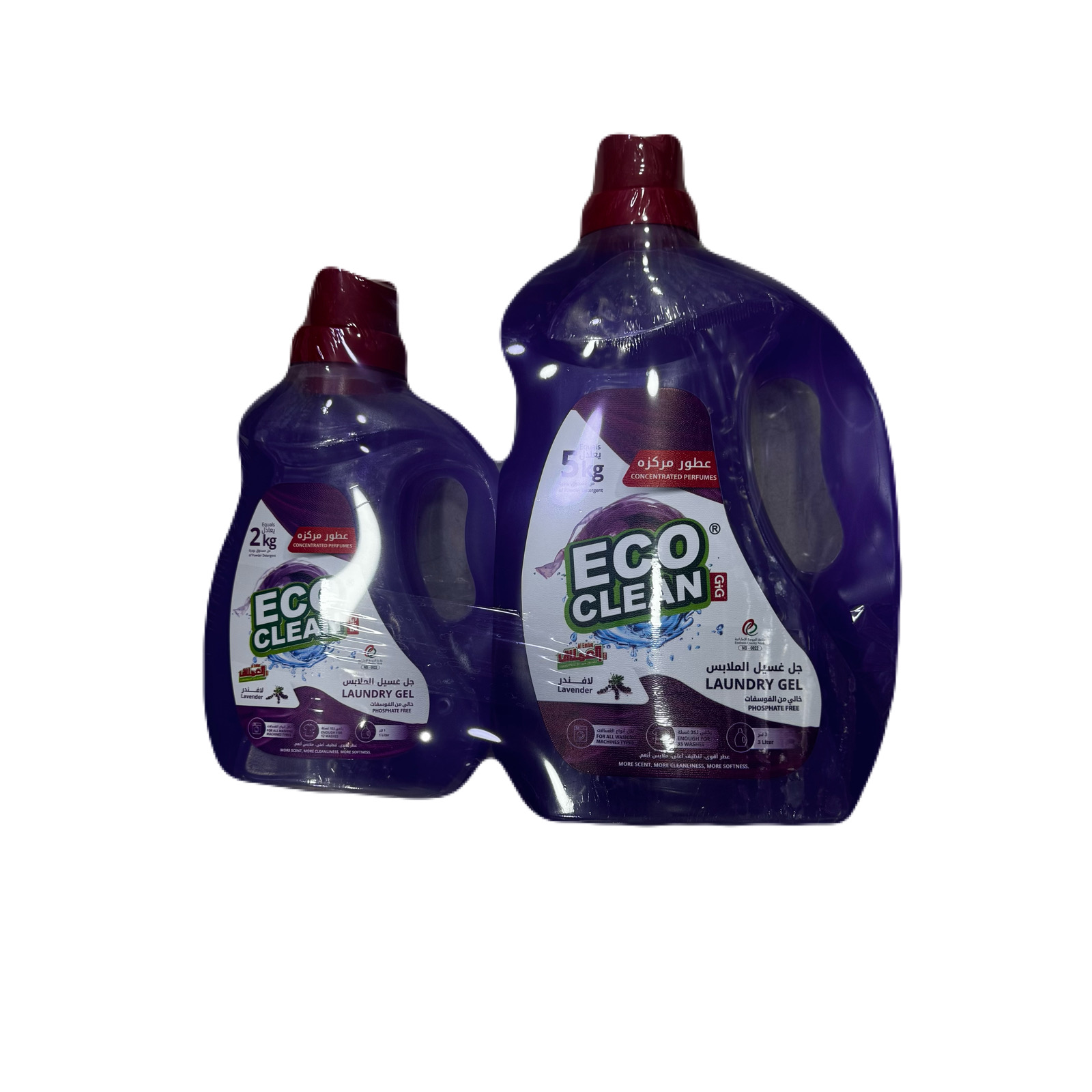 العملاق ايكو كلين عرض جل غسيل ملابس لافندر 3+1 لتر