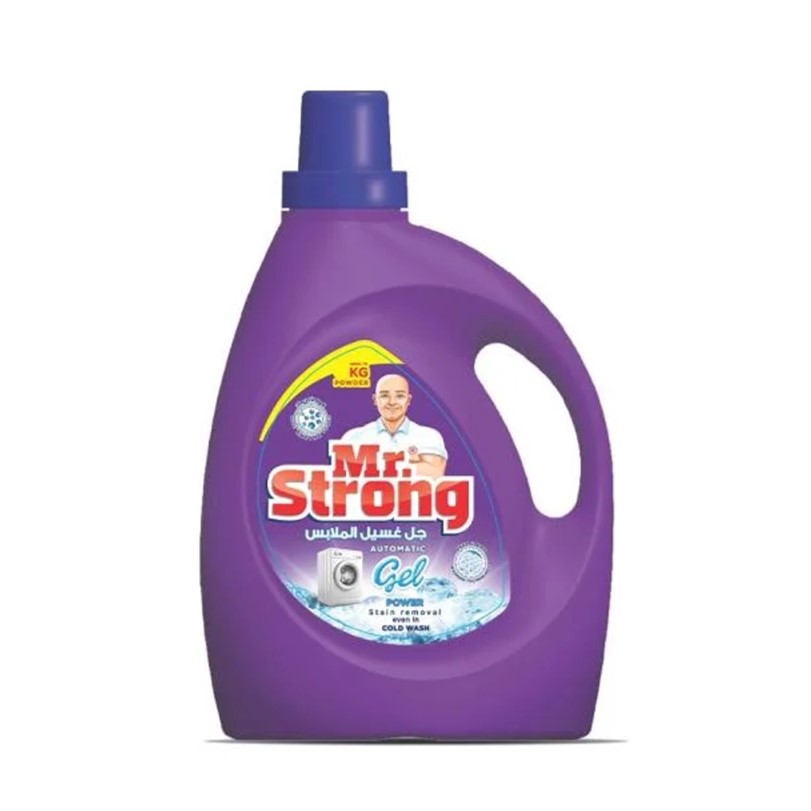 سائل غسيل ملابس مستر سترونج 3 لتر بنفسجي