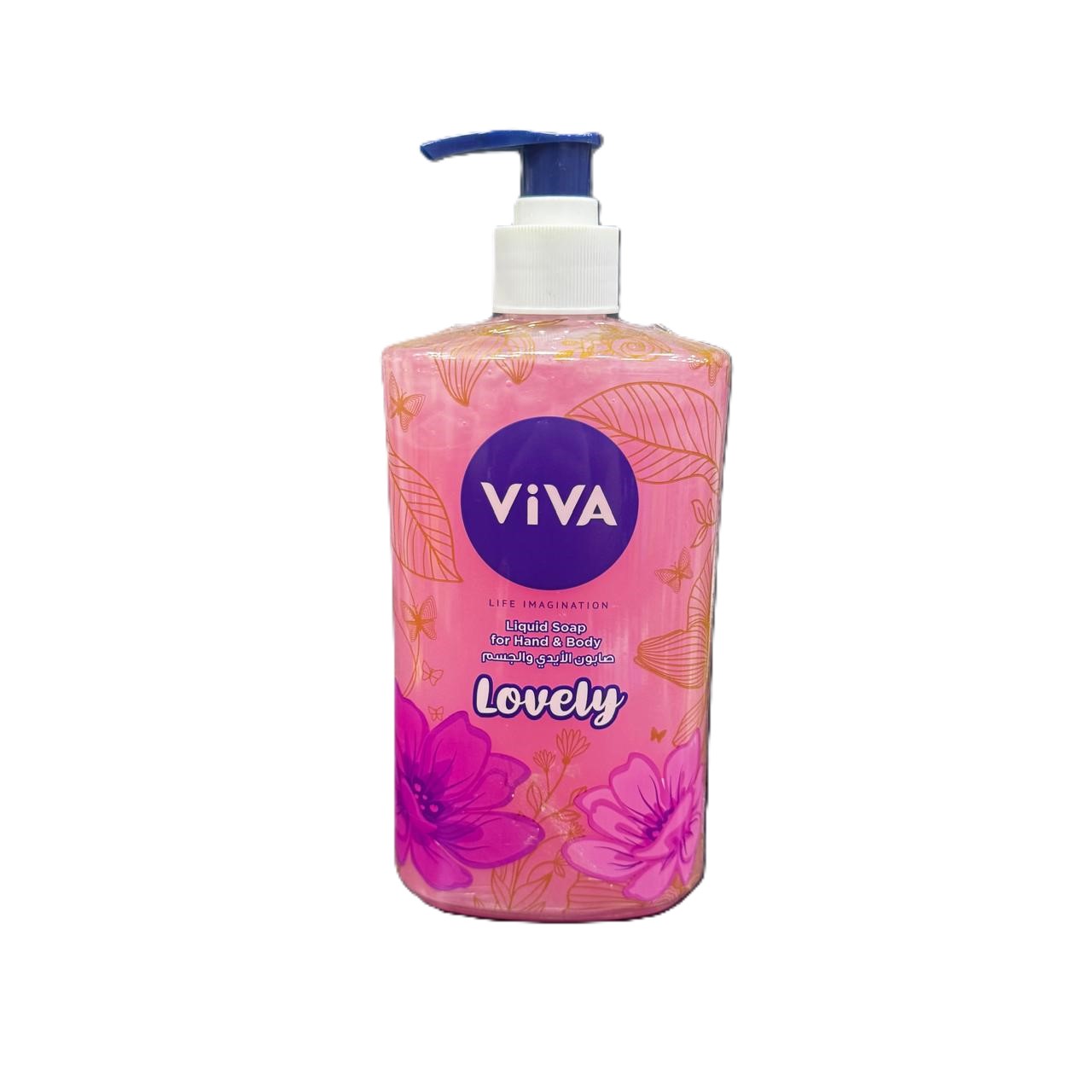 سائل غسيل الأيدي فيفا 500 مل وردي