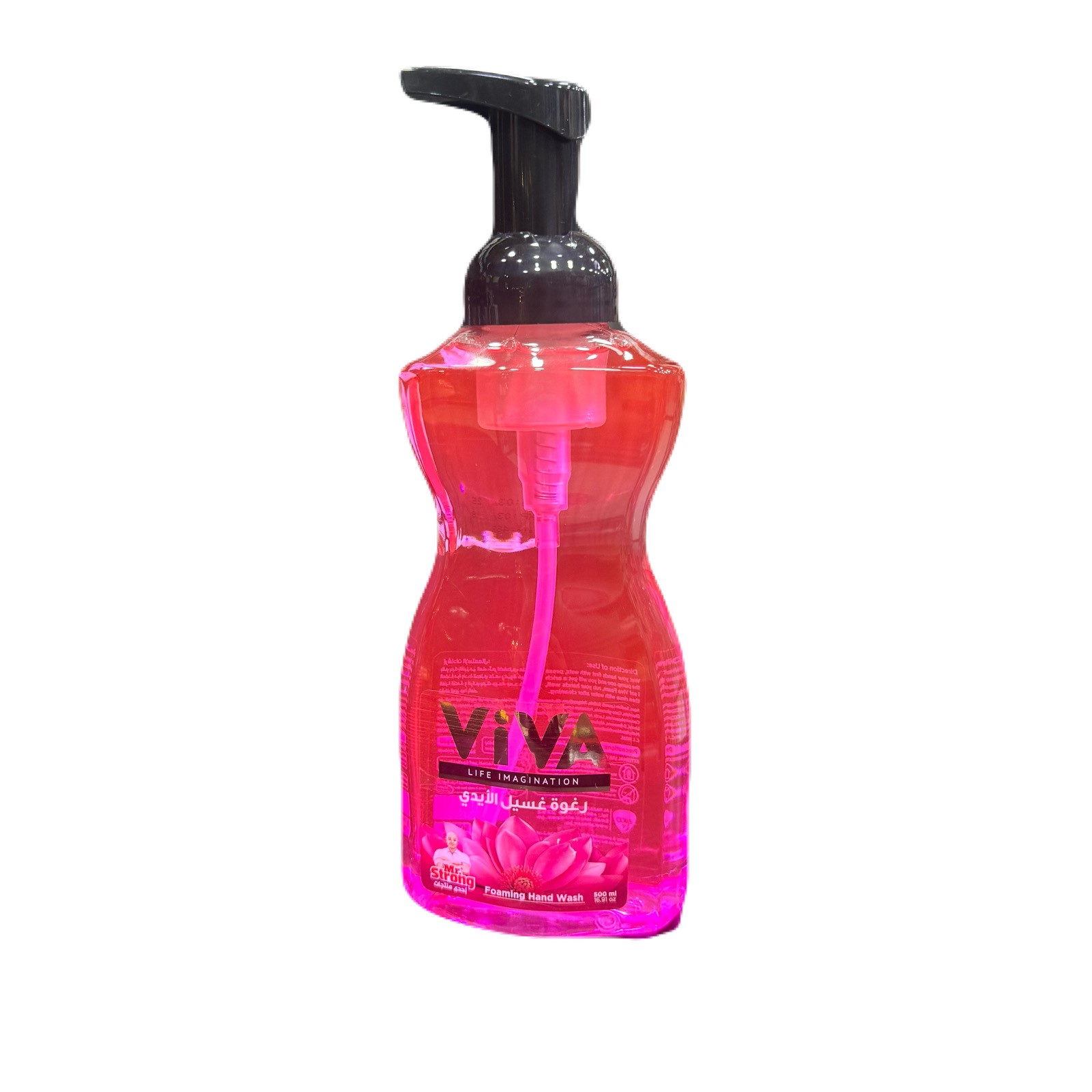 رغوة غسيل الأيدي فيفا 500 مل زهري