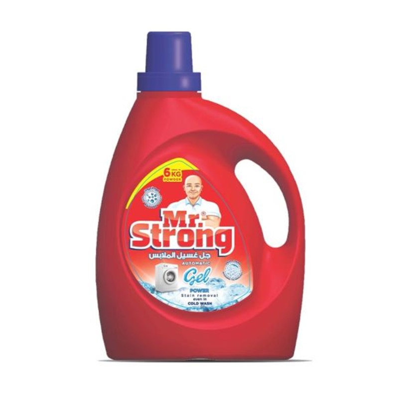 سائل غسيل ملابس مستر سترونج 3 لتر أحمر