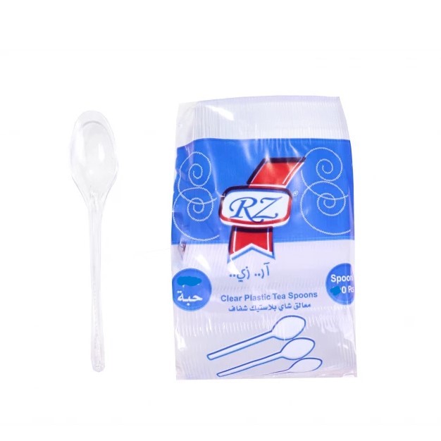 ار زي ملاعق شاي شفافة 50 قطعة